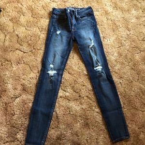 High rise American Eagle skinny jeans